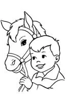 Paarden kleurplaat 10
