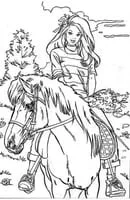 Paarden kleurplaat 19