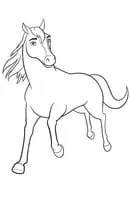 Paarden kleurplaat 25