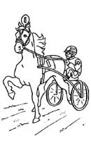 Paarden kleurplaat 3