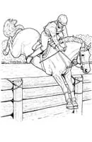 Paarden kleurplaat 30