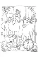 Paarden kleurplaat 6