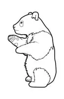 Panda kleurplaat 19