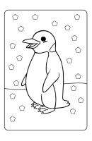 Pinguin kleurplaat 6