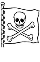 Piraten kleurplaat 3