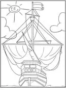 Piraten kleurplaat 8