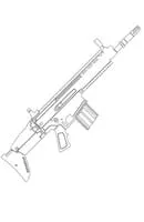 Pistolen kleurplaat 12