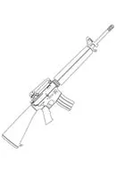 Pistolen kleurplaat 14