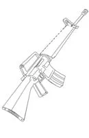 Pistolen kleurplaat 15