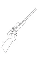 Pistolen kleurplaat 16