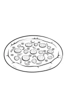 Pizza kleurplaat 8