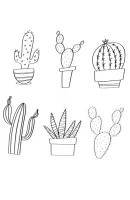 Planten kleurplaat 1