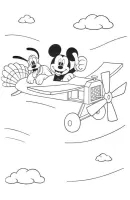 Pluto kleurplaat 5