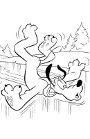Pluto kleurplaat 9