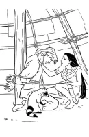Pocahontas kleurplaat 5