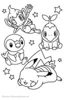 Pokemon kleurplaat 16