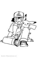 Pokemon kleurplaat 17