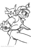 Pokemon kleurplaat 28