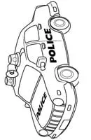 Politie kleurplaat 11