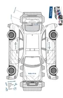 Politieauto kleurplaat 2