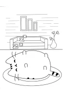 Pusheen kleurplaat 21
