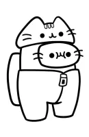Pusheen kleurplaat 5