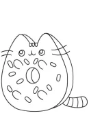 Pusheen kleurplaat 8