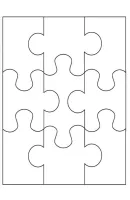Puzzel kleurplaat 4