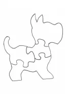 Puzzel kleurplaat 5