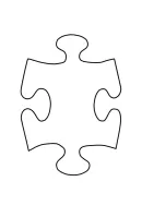 Puzzel kleurplaat 6