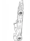 Raceauto kleurplaat 13