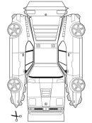Raceauto kleurplaat 24