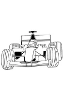 Raceauto kleurplaat 6