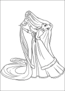 Rapunzel kleurplaat 5