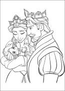 Rapunzel kleurplaat 6