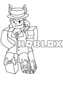 Roblox kleurplaat 9