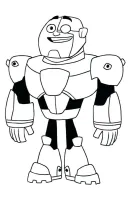 Robot kleurplaat 12