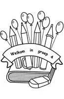 School kleurplaat 15