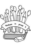 School kleurplaat 16