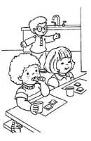 School kleurplaat 7