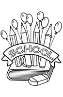 School kleurplaat 9
