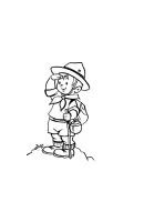 Scouting kleurplaat 11