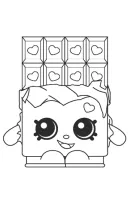 Shopkins kleurplaat 1