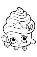 Shopkins kleurplaat 2