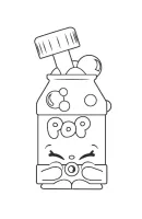 Shopkins kleurplaat 4