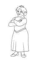 Shrek kleurplaat 4