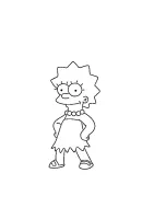 Simpsons kleurplaat 10