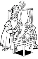 Sinterklaas kleurplaat 12