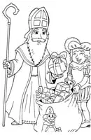 Sinterklaas kleurplaat 14