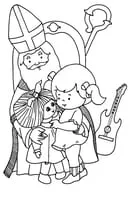 Sinterklaas kleurplaat 17